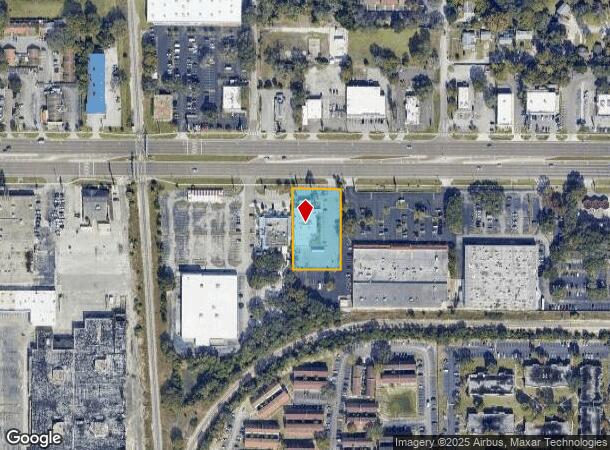  1245 E Fowler Ave, Tampa, FL Parcel Map