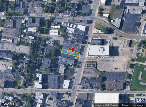  1088 Main St, Buffalo, NY Parcel Map
