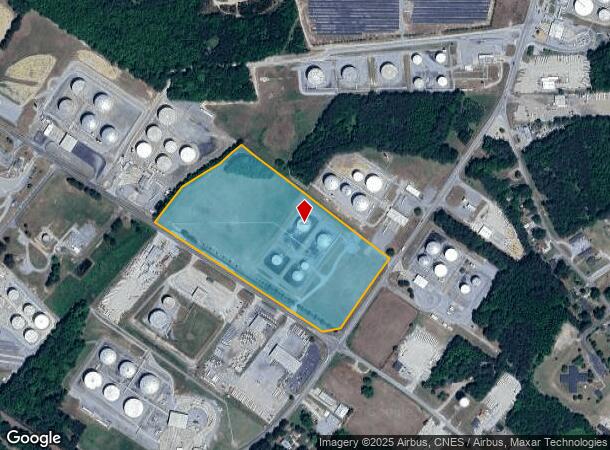 2026 W Oak St, Selma, NC Parcel Map