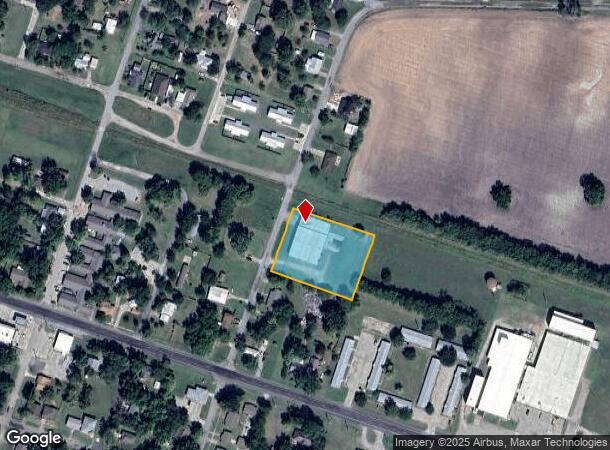  107 N Bois D Arc St, Savoy, TX Parcel Map