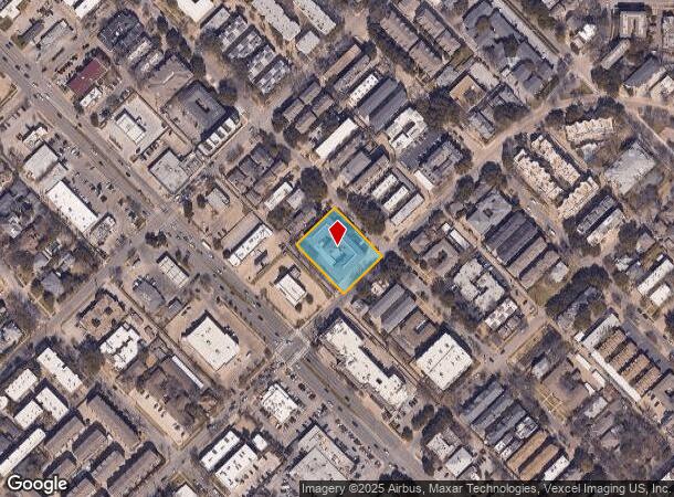  4207 Bowser Ave, Dallas, TX Parcel Map