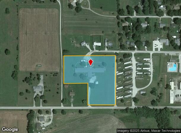  706 W 15Th St, Pleasanton, KS Parcel Map