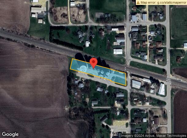  202 N Railroad Ave, Chana, IL Parcel Map