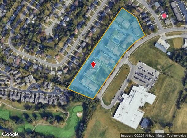  1037 Winburn Dr, Lexington, KY Parcel Map