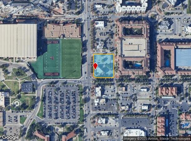  611 University Ave, Lubbock, TX Parcel Map