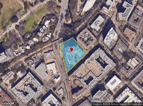  2728 Cedar Springs Rd, Dallas, TX Parcel Map