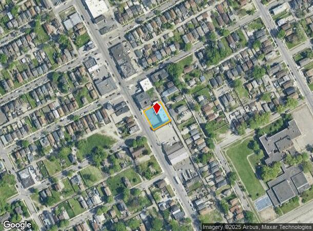 1800 Springwells St, Detroit, MI Parcel Map