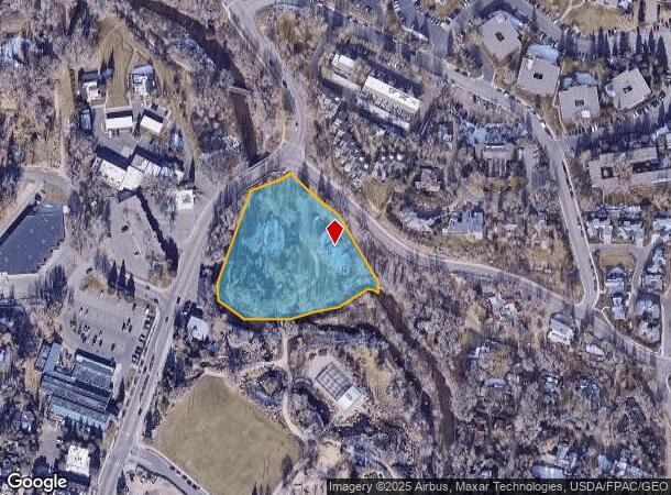 590 N Mill St, Aspen, CO Parcel Map