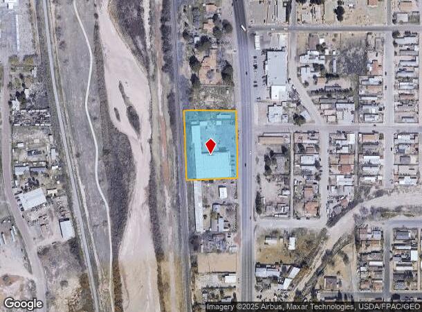  7185 Doniphan Dr, Canutillo, TX Parcel Map