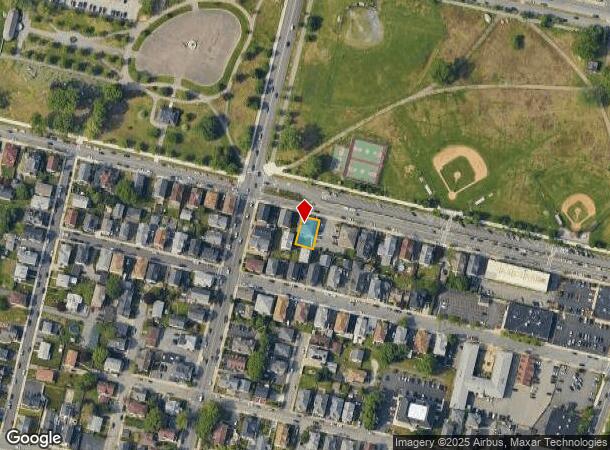  543 Middle St, Fall River, MA Parcel Map