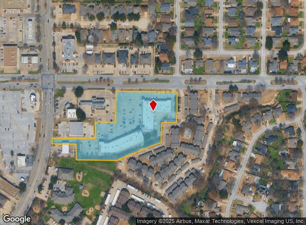 2816 Central Dr, Bedford, TX Parcel Map