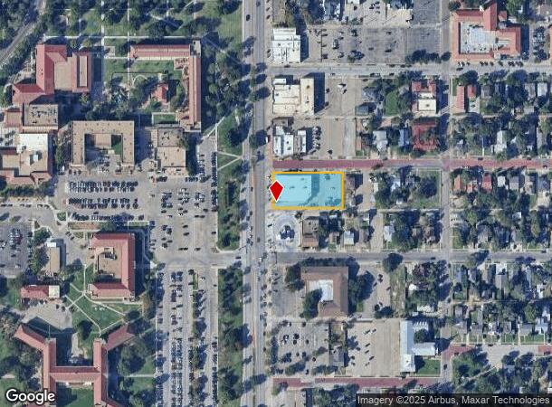  1401 University Ave, Lubbock, TX Parcel Map