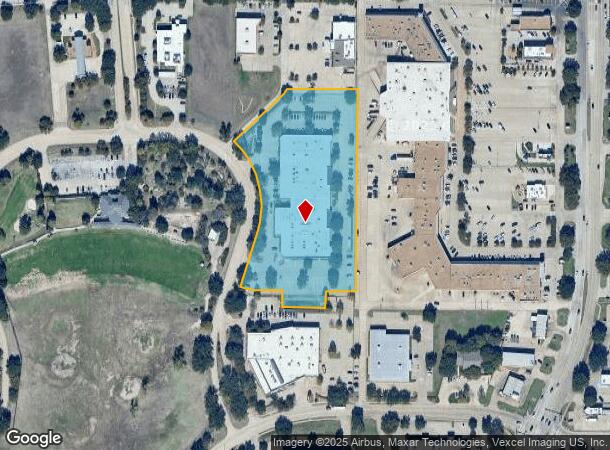  2532 Highlander Way, Carrollton, TX Parcel Map