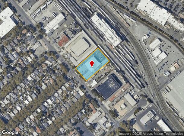  534 Stockton Ave, San Jose, CA Parcel Map