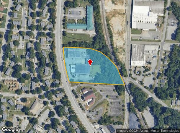  1325 S Eugene St, Greensboro, NC Parcel Map