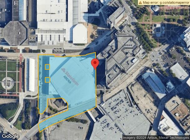  100 Techwood Dr Nw, Atlanta, GA Parcel Map