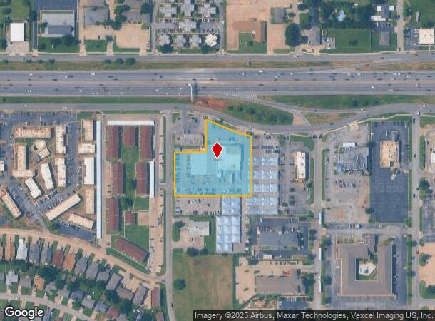 1030 W I 240 Service Rd, Oklahoma City, OK Parcel Map