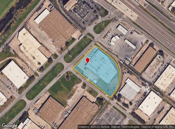  1010 Regal Row, Dallas, TX Parcel Map