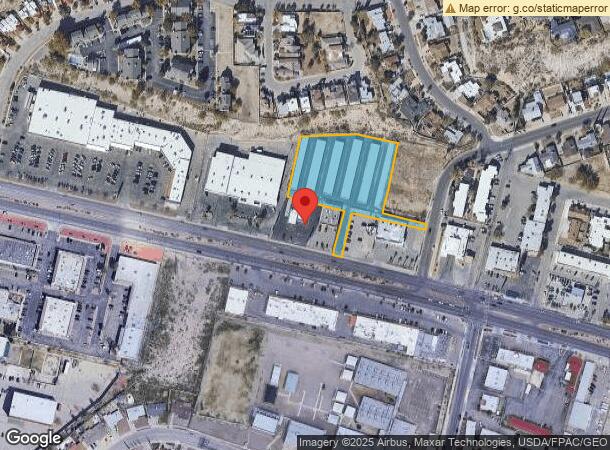  6520 N Mesa St, El Paso, TX Parcel Map