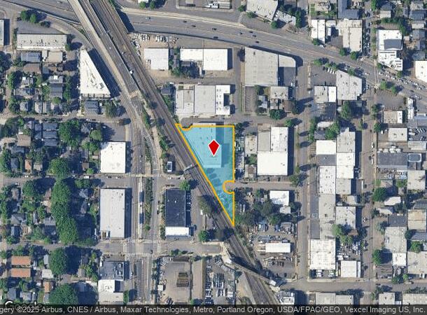  1800 Se Pershing St, Portland, OR Parcel Map