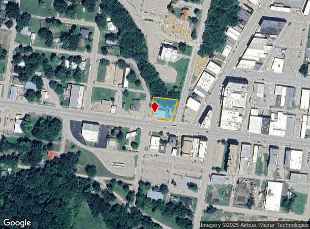  127 W Main St, Pawhuska, OK Parcel Map