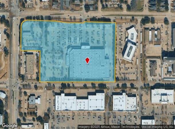  600 W Arbrook Blvd, Arlington, TX Parcel Map