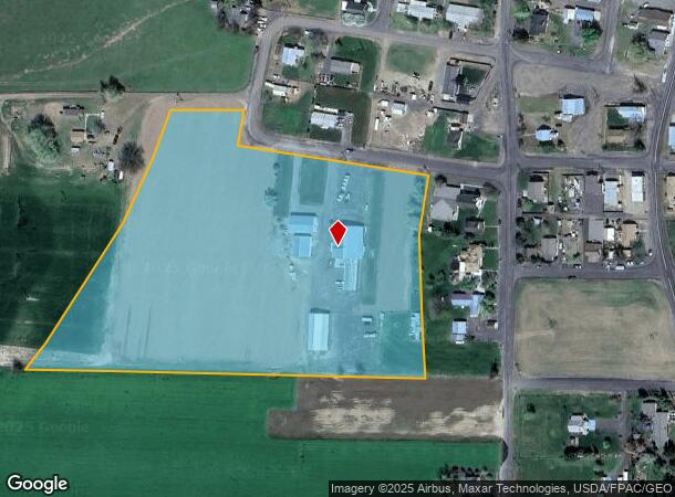  231 2Nd St, Touchet, WA Parcel Map