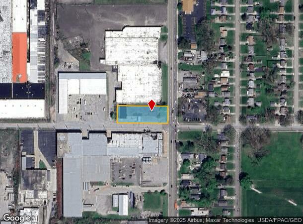 202 N Meridian Rd, Youngstown, OH Parcel Map