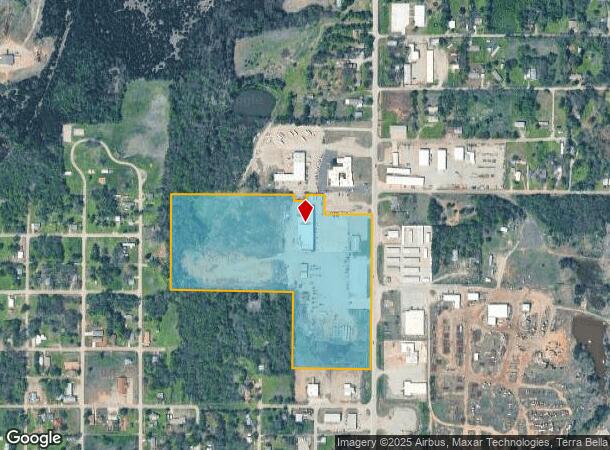 1131 N Little Ave, Cushing, OK Parcel Map