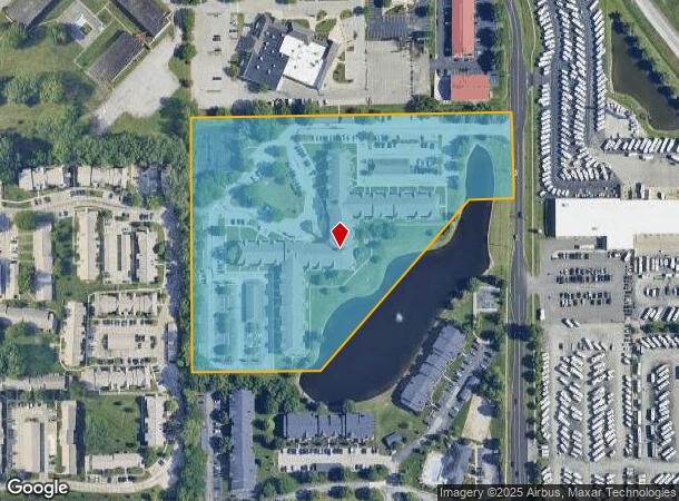  1201 Carson Way, Greenwood, IN Parcel Map