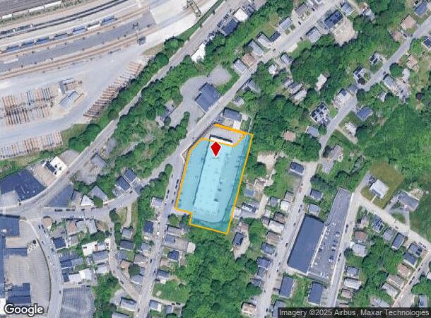 100 Wall St, Worcester, MA Parcel Map