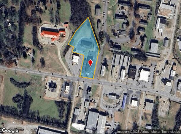  1020 W College St, Pulaski, TN Parcel Map