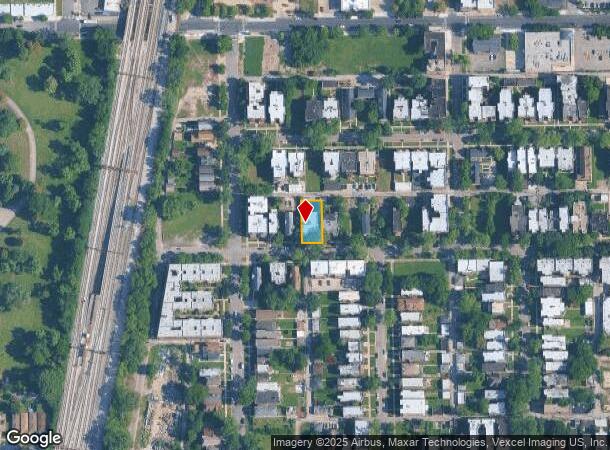  1416 E 68Th St, Chicago, IL Parcel Map