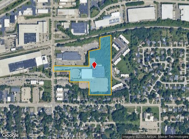  500 Plymouth Ave Ne, Grand Rapids, MI Parcel Map