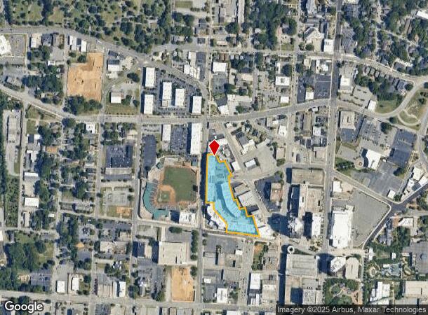304 N Eugene St, Greensboro, NC Parcel Map