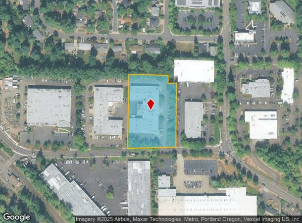 7405 Sw Tech Center Dr, Portland, OR Parcel Map