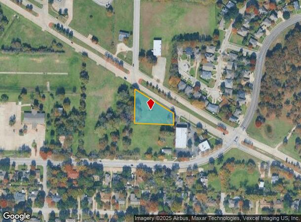 3109 N Elm St, Denton, TX Parcel Map