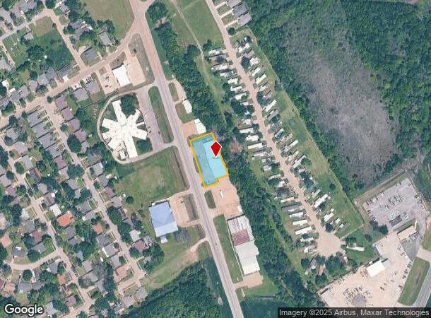  1206 S Clay St, Ennis, TX Parcel Map