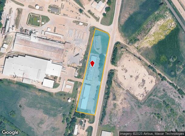 2701 N Kaufman St, Ennis, TX Parcel Map