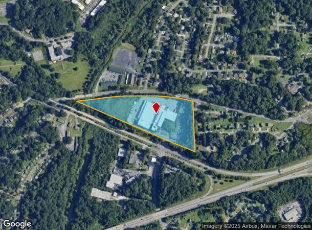  2051 E 5Th St, Winston Salem, NC Parcel Map