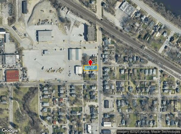 1323 Miami St, South Bend, IN Parcel Map
