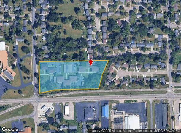 653 S Madison St, Adrian, MI Parcel Map