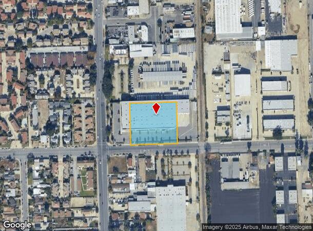 1258 S Reservoir St, Pomona, CA Parcel Map