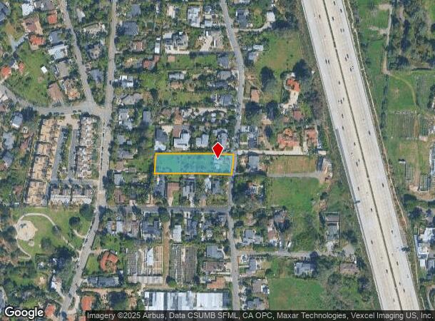  534 Ocean View Ave, Encinitas, CA Parcel Map