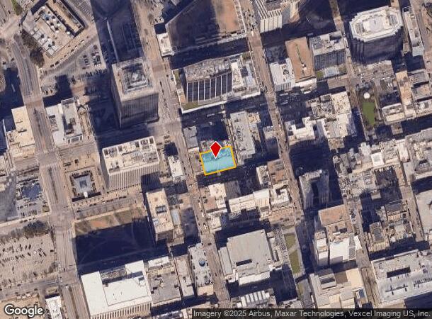1309 Main St, Dallas, TX Parcel Map