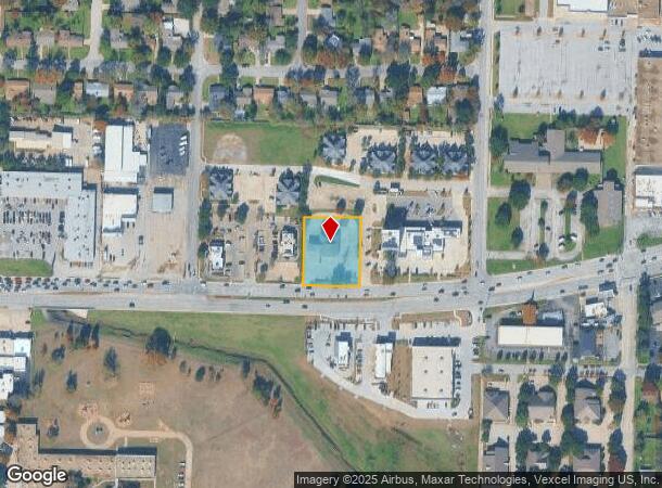 1444 W University Dr, Denton, TX Parcel Map