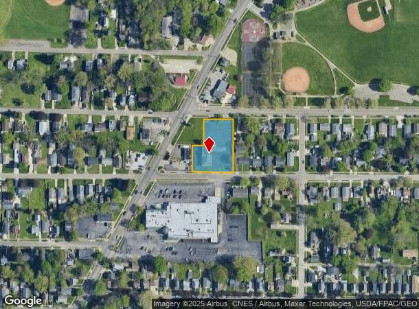  1174 Battles Ave, Akron, OH Parcel Map