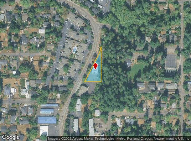 9860 Sw Hall Blvd, Portland, OR Parcel Map