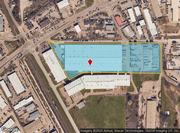 701 S Railroad Bus St, Lewisville, TX Parcel Map