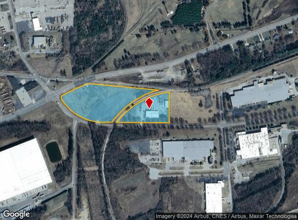  735 W Fieldcrest Rd, Eden, NC Parcel Map